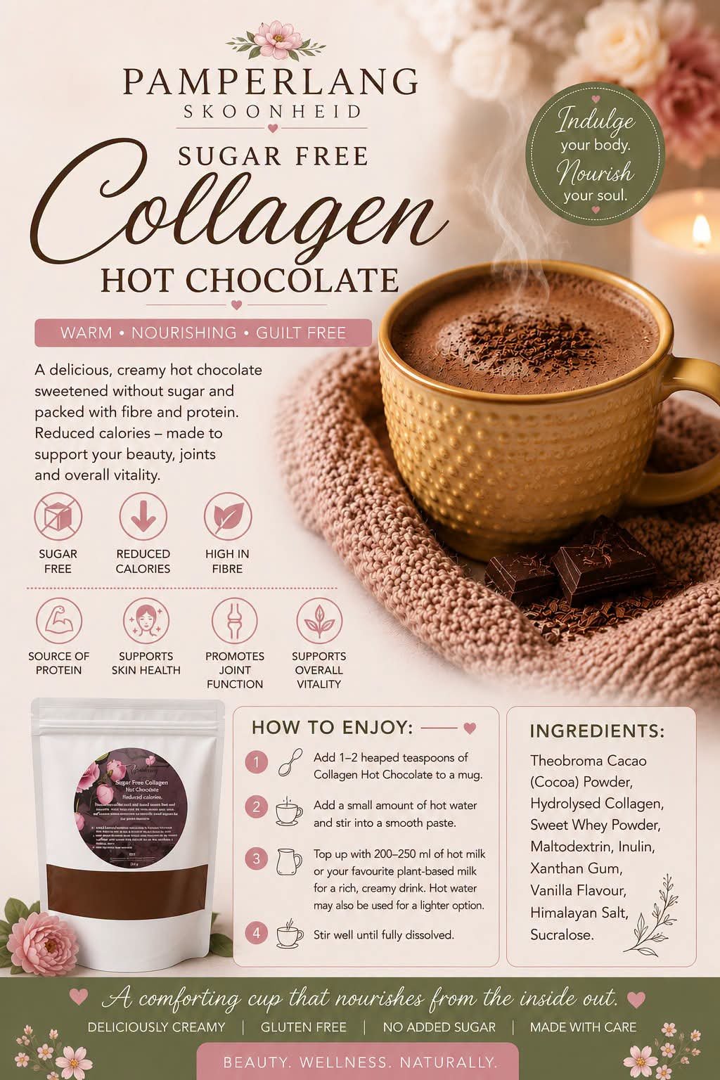 Sugar Free Collagen Hot Chocolate